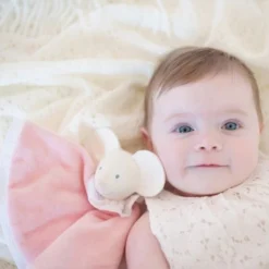 Doudou Plat Caoutchouc Naturel & Coton Meiya La Souris Meiya & Alvin® - Jouet Bio -Jouets En Peluche Soldes doudou plat caoutchouc naturel coton meiya la souris meiya alvin jouet bio 3