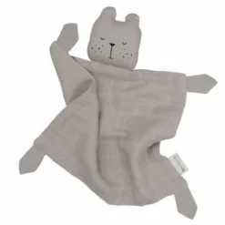 Doudou Plat Carré Ours Beige Fabelab® Mousseline Coton Bio GOTS- Doudou Bio Scandinave -Jouets En Peluche Soldes doudou plat carre ours beige fabelab mousseline coton bio gots doudou bio scandinave 1