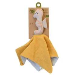 Doudou Plat Lange Coton Bio Hippocampe APunt Barcelona® 30cm - Doudou Bébé Bio -Jouets En Peluche Soldes doudou plat lange coton bio hippocampe apunt barcelona 30cm doudou bebe bio 2