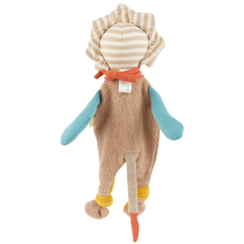 Doudou Plat Nœud Peluche Lion 32cm Green Sigikid® - Peluche Bio 2 Doudou Plat Nœud Peluche Lion 32cm Green Sigikid® - Peluche Bio – Image 2