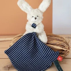Doudou Plat & Pantin Lapin Peluche Maïlou Tradition® Coton Bio - Doudou Bio Français -Jouets En Peluche Soldes doudou plat pantin lapin peluche mailou tradition coton bio doudou bio francais 2