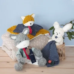 Doudou Plat & Pantin Lapin Peluche Maïlou Tradition® Coton Bio - Doudou Bio Français -Jouets En Peluche Soldes doudou plat pantin lapin peluche mailou tradition coton bio doudou bio francais 4