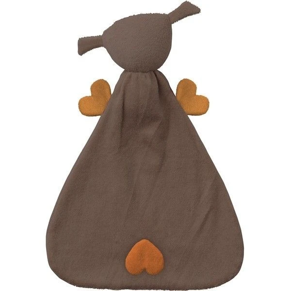 Doudou Plat Peppa® Coton Bio Hibou Hugo Chocolat Mandarine - Doudou Bio Equitable 2 Doudou Plat Peppa® Coton Bio Hibou Hugo Chocolat Mandarine - Doudou Bio Equitable – Image 2