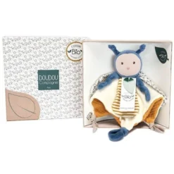 Doudou Plat Pollen L'abeille 25cm Coton Bio Doudou Et Compagnie® - Doudou Bio Français -Jouets En Peluche Soldes doudou plat pollen l abeille 25cm coton bio doudou et compagnie doudou bio francais 3