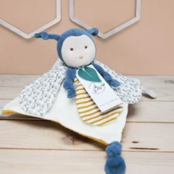 Doudou Plat Pollen L'abeille 25cm Coton Bio Doudou Et Compagnie® - Doudou Bio Français -Jouets En Peluche Soldes doudou plat pollen l abeille 25cm coton bio doudou et compagnie doudou bio francais 4