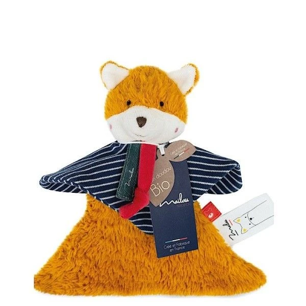 Doudou Plat Renard 22 Cm Maïlou Tradition® Coton Bio - Doudou Bio Fait En France 1 Doudou Plat Renard 22 Cm Maïlou Tradition® Coton Bio - Doudou Bio Fait En France