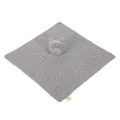 LÄSSIG Doudou Plat Tricoté Little Chums Chat Lässig® 28cm Coton Bio Gots - Doudous Et Hochets Bio -Jouets En Peluche Soldes doudou plat tricote little chums chat laessig 28cm coton bio gots doudous et hochets bio 2