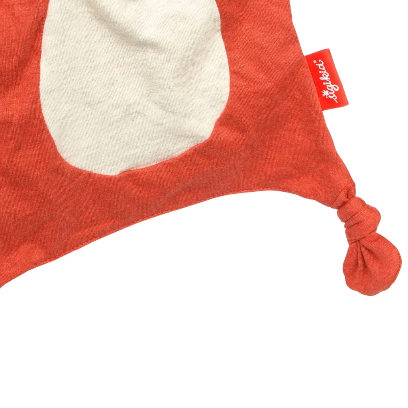 Doudou Renard Plat à Nœuds Jersey De Coton Bio Sigikid® 26 Cm - Doudou Bébé 3 Doudou Renard Plat à Nœuds Jersey De Coton Bio Sigikid® 26 Cm - Doudou Bébé – Image 3