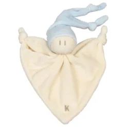 Doudou Zmooz Small 16cm Keptin -jr Coton Bio Bleu Ciel - Doudou Naissance