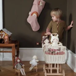 Grande Poupée De Tissu "Tarte Aux Cerise" Fabelab® 40 Cm Coton Bio GOTS- Jouet Bio Scandinave -Jouets En Peluche Soldes grande poupee de tissu tarte aux cerise fabelab coton bio gots jouet bio scandinave 4