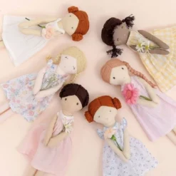 Grande Poupée Lin Robe De Mousseline Becky 40 Cm Coton Bio Albetta® - Poupée Tissu Bio -Jouets En Peluche Soldes grande poupee lin robe de mousseline becky coton bio albetta poupee tissu bio 4