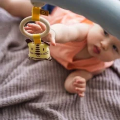 Hochet Clip Coton Et Anneau De Dentition Pour Poussette Tigre APunt Barcelona® - Hochets Bébé -Jouets En Peluche Soldes hochet clip coton et anneau de dentition pour poussette tigre apunt barcelona hochets bebe 2