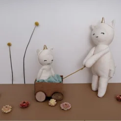 Hochet Fabelab® Licorne Merveilleuse 17 Cm Blanche Coton Bio GOTS- Jouet Bio Scandinave -Jouets En Peluche Soldes hochet fabelab licorne merveilleuse 17 cm blanche coton bio gots jouet bio scandinave 2
