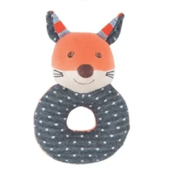 HochetOrganic Farm Buddies™ Renard Frenchy Coton Bio- Jouets Bio Apple Park™