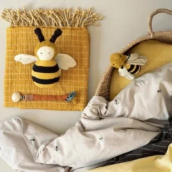 Jouets Bébé Culbuto Abeille Fabelab® 18 Cm Coton Bio GOTS- Jouet Bio Scandinave -Jouets En Peluche Soldes jouets bebe culbuto abeille fabelab 18 cm coton bio gots jouet bio scandinave 2