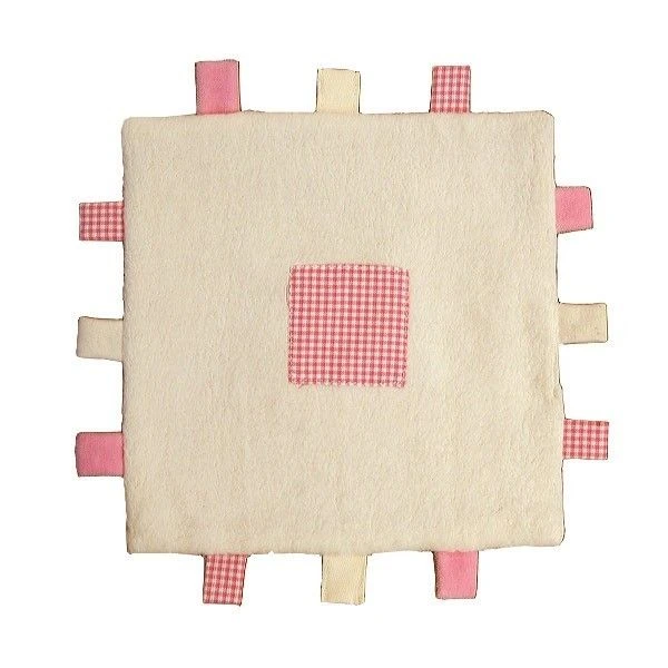 Keptin-jrDoudou Carré Rose - Doudou Coton Organic 2 Keptin-jrDoudou Carré Rose - Doudou Coton Organic – Image 2