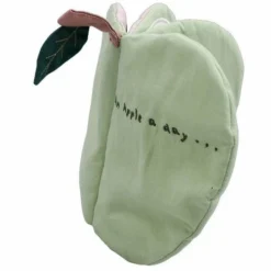 Livre Bébé En Tissu Pomme Verte Fabelab® Coton Bio GOTS- Jouet Bio Scandinave