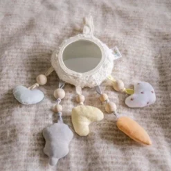 Mini Mobile Coton Bio & Bois Bahbah L'agneau Tikiri® - Jouet Bio -Jouets En Peluche Soldes mini mobile coton bio bois bahbah l agneau tikiri jouet bio 2