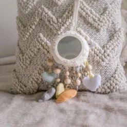 Mini Mobile Coton Bio & Bois Bahbah L'agneau Tikiri® - Jouet Bio -Jouets En Peluche Soldes mini mobile coton bio bois bahbah l agneau tikiri jouet bio 3