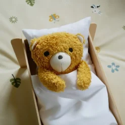 Ours En Peluche Bimle Moutarde 22cm Coton Bio Franck & Fischer® - Peluche Coton Bio -Jouets En Peluche Soldes ours en peluche bimle moutarde coton bio franck fischer peluche 2