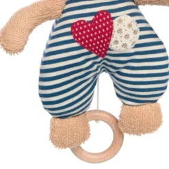 Peluche Bio Boîte à Musique Sigikid® Chien Marin Green 25 Cm- Doudou Bio -Jouets En Peluche Soldes peluche bio boite a musique sigikid chien marin green coton bio organic doudou bio 2