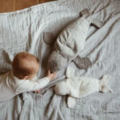 Peluche Bouillote Sèche Bébé Phoque Blanc Coton Bio 40 Cm Senger® - Bouillotte Bio Naturel Senger -Jouets En Peluche Soldes peluche bouillote seche bebe phoque blanc coton bio senger bouillotte bio naturel senger 2