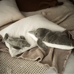 Peluche Bouillotte Dauphin Coton Bio 38 Cm Senger® - Bouillotte Sèche Bio -Jouets En Peluche Soldes peluche bouillotte dauphin coton bio 38 cm senger bouillotte seche bio 2