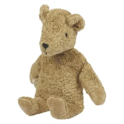 Peluche Bouillotte Sèche Ours Beige Coton Bio 30 Cm Senger® - Peluche Bio Naturel Senger