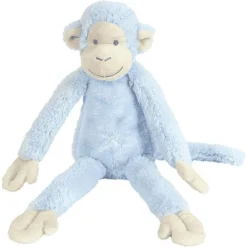 Peluche Doudou Singe Mickey Bleu 42 Cm Happy Horse - Doudou Singe