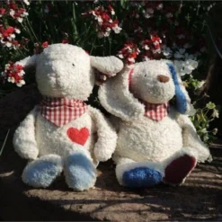 Peluche Efie Petit Mouton Amoureux 36cm - Jouet Bio GOTS -Jouets En Peluche Soldes peluche efie petit mouton amoureux 36cm jouet bio gots 2