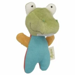 Peluche Hochet Sigikid® Crocodile Green 15 Cm - Peluche Bio