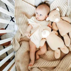 Peluche Lapin Bio 'Bunny'Wooly Organic® Coton Bio Beige 30 Cm - Peluche Bio GOTS -Jouets En Peluche Soldes peluche lapin bio bunny wooly organic coton bio beige 30 cm peluche bio gots 2