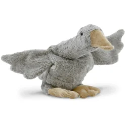 Peluche Bouillotte Sèche Oie Grise Coton Bio 47 Cm Senger® - Bouillotte Bio Naturel