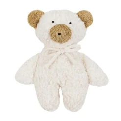 Peluche Petit Ours Blanc Teddy Coton Bio 20 Cm Efie® - Jouets Bio GOTS