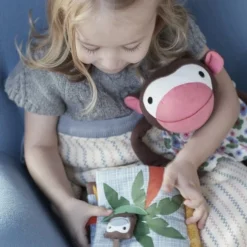 Peluche Singe Robe à FleursFrida 32cm Coton Bio Franck & Fischer® - Peluche Coton Bio -Jouets En Peluche Soldes peluche singe robe a fleurs frida 32cm coton bio franck fischer peluche coton bio 2