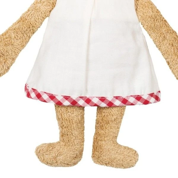 Poupée De Tissu Éponge Robe Blanche Et Fichu Vichy 28 Cm Efie® Coton Bio - Poupée Bio Efie 3 Poupée De Tissu Éponge Robe Blanche Et Fichu Vichy 28 Cm Efie® Coton Bio - Poupée Bio Efie – Image 3