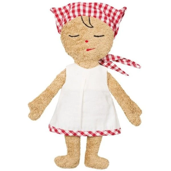Poupée De Tissu Éponge Robe Blanche Et Fichu Vichy 28 Cm Efie® Coton Bio - Poupée Bio Efie 1 Poupée De Tissu Éponge Robe Blanche Et Fichu Vichy 28 Cm Efie® Coton Bio - Poupée Bio Efie