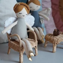 Poupée De Tissu Fée Des Dents Fabelab® 28cm Coton Bio GOTS - Poupée Bio Scandinave -Jouets En Peluche Soldes poupee de tissu fee des dents fabelab coton bio gots poupee bio scandinave 2