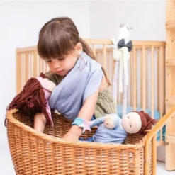 Poupée En Tissu Coton Bio Mia Hoppa® - Poupée De Chiffon -Jouets En Peluche Soldes poupee en tissu coton bio mia hoppa poupee de chiffon 2