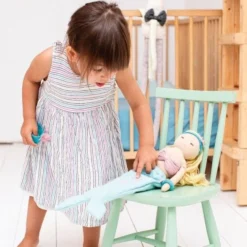 Poupée En Tissu Coton Bio Sirène Ava Hoppa® - Poupée De Chiffon Bio -Jouets En Peluche Soldes poupee en tissu coton bio sirene ava hoppa poupee de chiffon bio 3