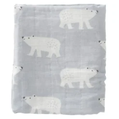 Set De Deux Langes 70cm Coton Bio Ours Polaire Fresk® -Lange Coton Bio -Jouets En Peluche Soldes set de deux langes 70cm coton bio ours polaire fresk lange coton bio 2