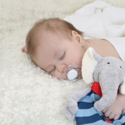 Sigikid® Doudou Plat Carré Elephant Coton Lolo Lombardo27cm - Doudou écologiques -Jouets En Peluche Soldes sigikid doudou plat carre elephant coton lolo lombardo 27cm doudou ecologiques 2